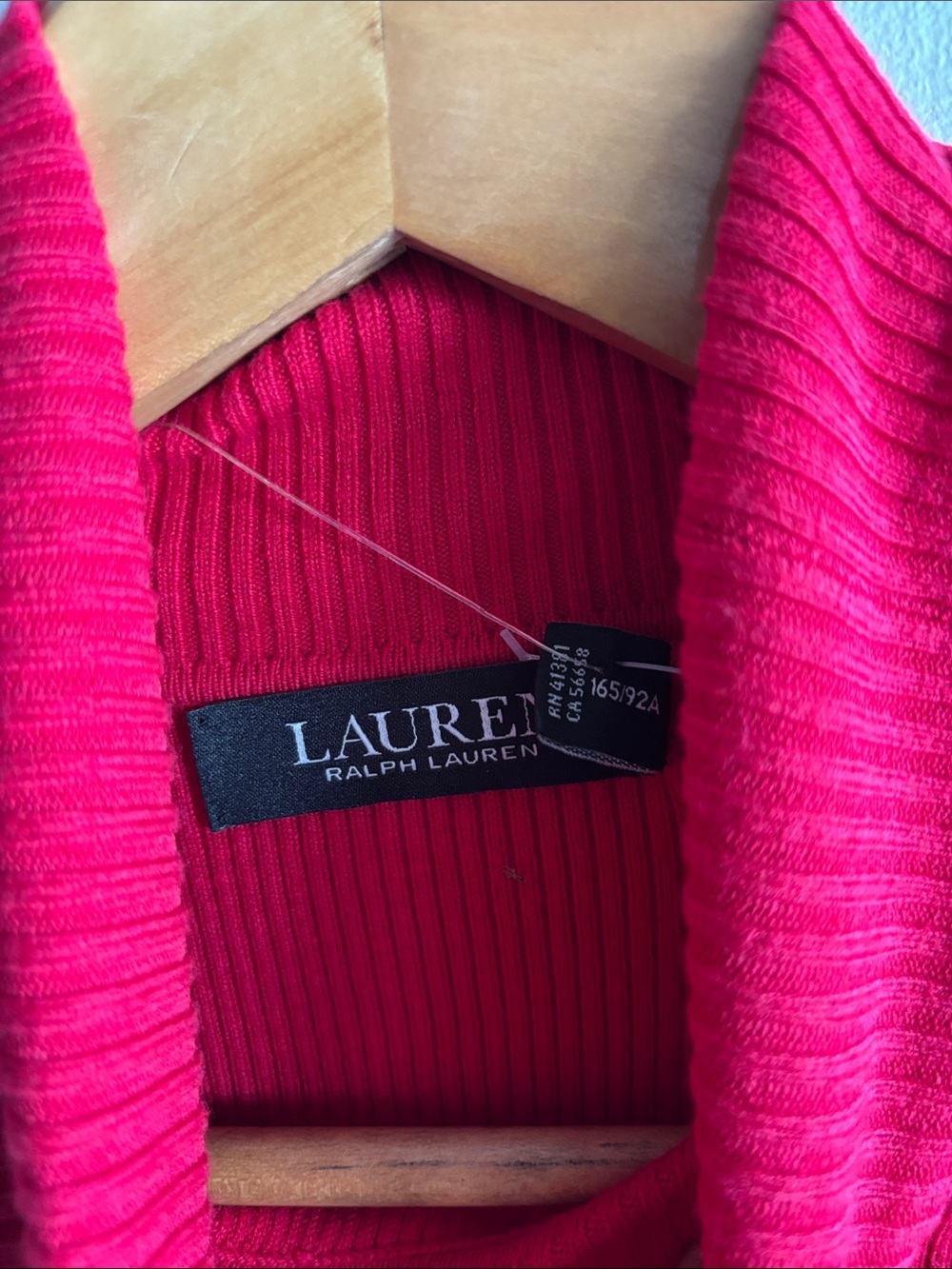 Ralph Lauren Black Label Women's Ribbed Turtleneck Sweater - Fuchsia - Picture 4 of 6